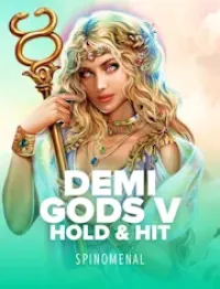 demi gods v hold and hit game logo